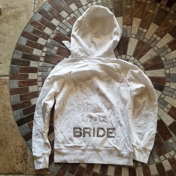 bride zip up hoodie victoria secret